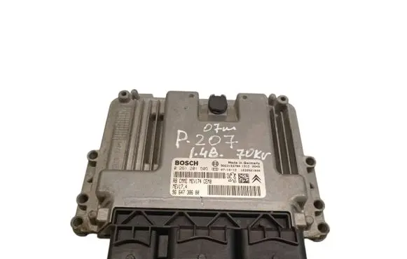 Peugeot 207 Engine control unit/module 0261201505 9663193780 9664738680
