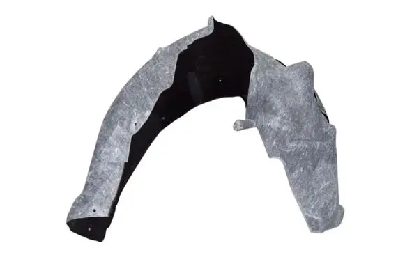 Rear arch fender liner splash guards