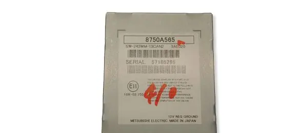 Mitsubishi Outlander GPS navigation control unit/module 8750A565