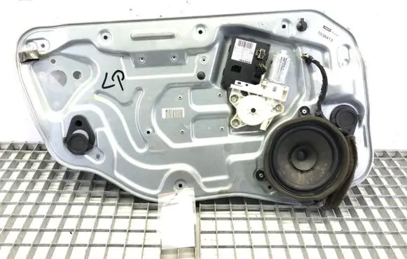 Front door window regulator with motor