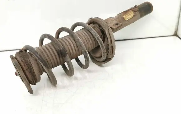 Front shock absorber with coil spring