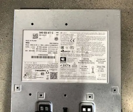 Volkswagen Atlas MMI control unit 5H0035877C