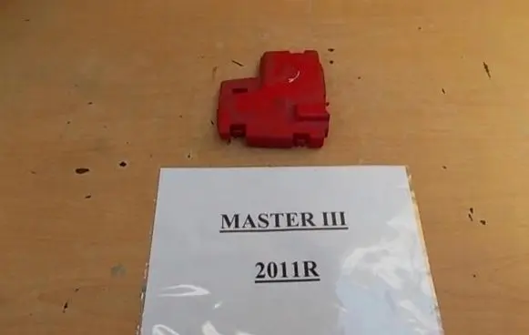 Renault Master III Battery box tray 