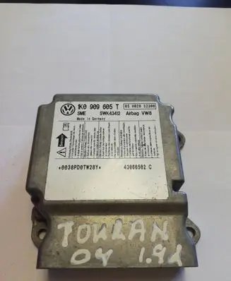 Volkswagen Golf V Airbag control unit/module 1K0909605T 05H020S230 5WK43412