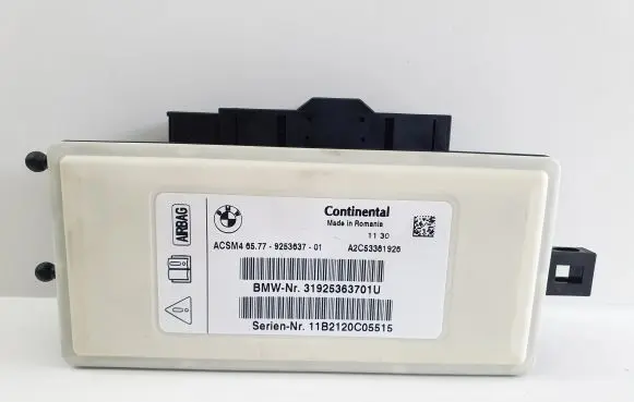 BMW 6 F12 F13 Airbag control unit/module 9253637 A2C53361926 65779253637