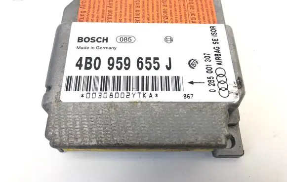 Audi A6 S6 C5 4B Airbag control unit/module 4B0959655J 0285001307