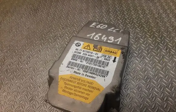 BMW 5 E60 E61 Airbag control unit/module 9172019