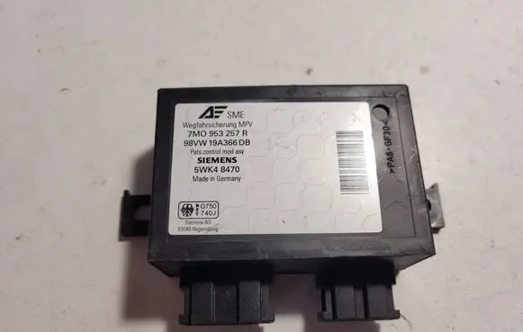 Volkswagen Sharan Immobilizer control unit/module 7M0953257R 5WK48470