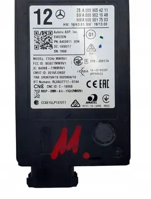 Mercedes-Benz GLE W167 Distronic sensor radar A0009054211