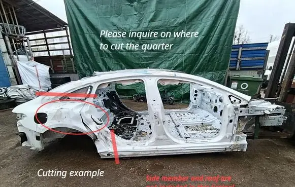 Mercedes-Benz EQS V297 Rear quarter panel 