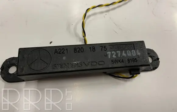 Mercedes-Benz S W221 Keyless (KESSY) go control unit/module A2218201875