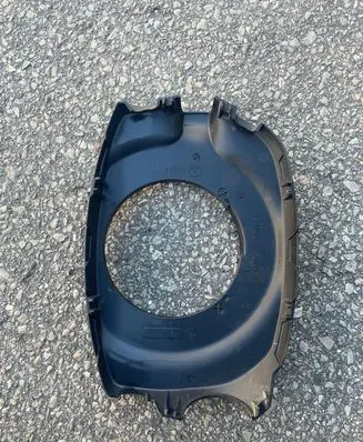 Steering wheel column trim