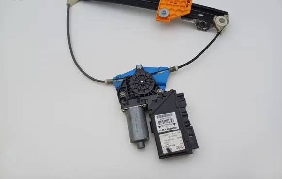 Audi A4 S4 B6 8E 8H Rear door window regulator with motor 8E0959801A 0130821767