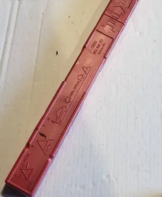 Audi A4 S4 B8 8K Emergency warning sign 8K0860251