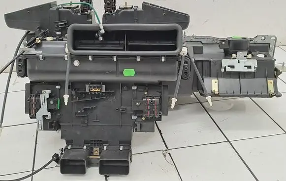 Interior heater climate box assembly