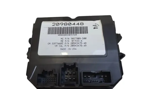 Opel Insignia A Tailgate/trunk control unit/module 20980448 3027909 101533