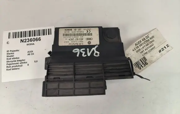 Audi A8 S8 D3 4E Power management control unit 4E0910280A 4E0907280A F005S00073