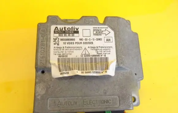 Peugeot 407 Airbag control unit/module 603554600