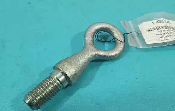 Towing hook eye
