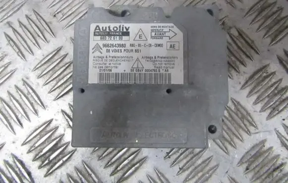 Citroen C4 I Airbag control unit/module 9662643980 603726100