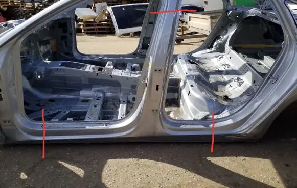 Audi A6 S6 C8 4K Pillar (middle) 