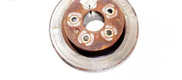 Opel Insignia A Rear brake disc neventiliuojamas