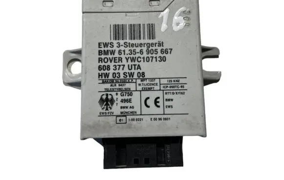 BMW 3 E46 Immobilizer control unit/module 6905667 61356905667 YWC107130