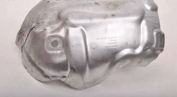Heat shield in engine bay