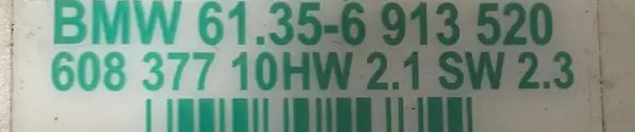 BMW 5 E39 Comfort/convenience module 61356913520 8071710W21