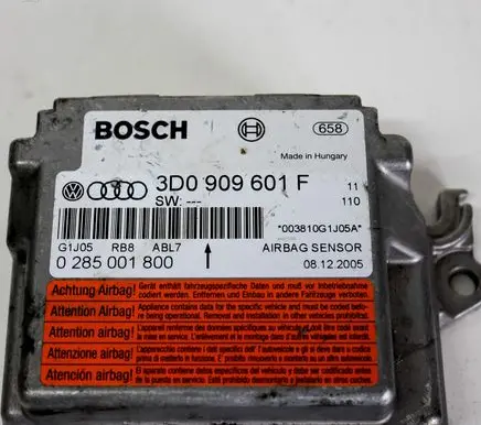 Volkswagen Touareg I Airbag control unit/module 3D0909601F