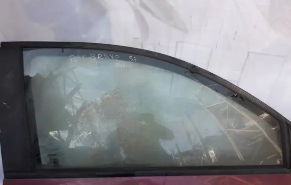 Fiat Bravo - Brava Front door window glass four-door