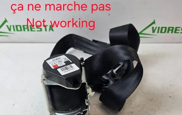 Peugeot 308 Front seatbelt 98387292XX L007059