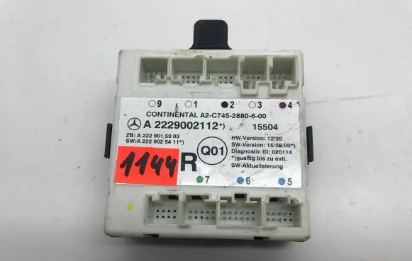 Mercedes-Benz C W205 Door control unit/module A2229002112 A2229025411 A2229015903