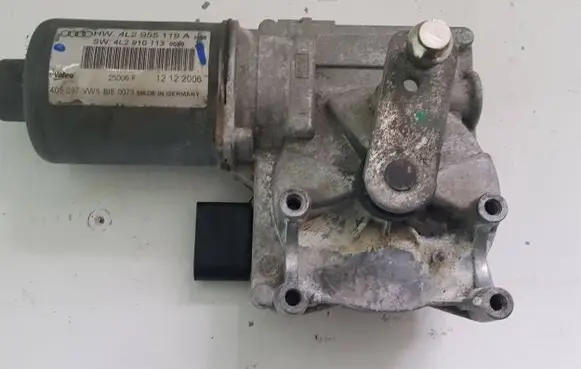 Audi Q7 4L Front wiper linkage and motor 4L2955119A 12122006 25006F