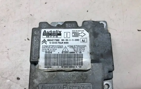 Citroen C4 I Picasso Airbag control unit/module 9664217980 606474700