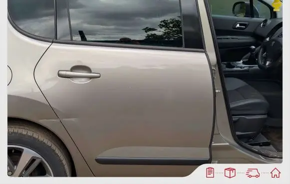 Peugeot 3008 II Rear door T84EVG