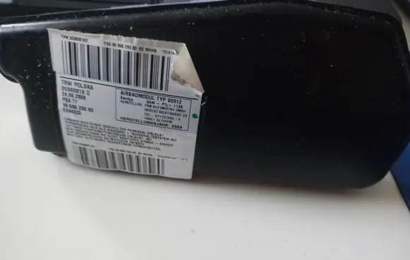 Peugeot 308 Seat airbag 9656529380