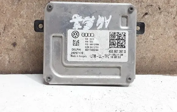 Audi A6 S6 C7 4G Headlight ballast module Xenon 4G0907379D