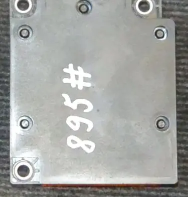 Citroen C3 Airbag control unit/module 9651507580