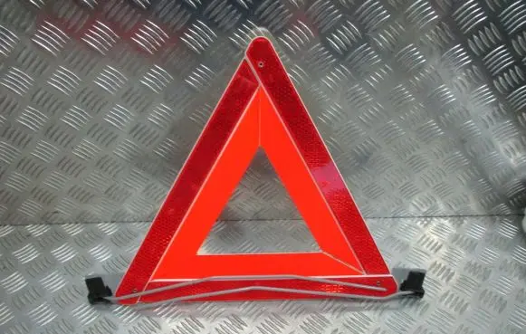Seat Leon (1P) Emergency warning sign 