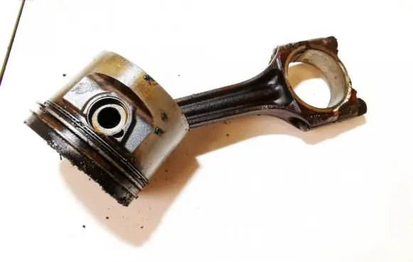 Piston with connecting rod