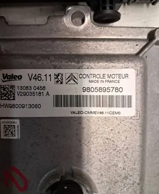 Peugeot 208 Engine control unit/module 9805895780 9678355980