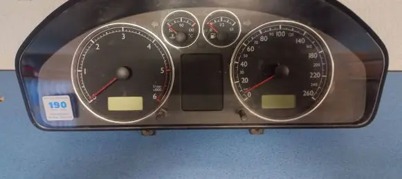 Volkswagen Sharan Speedometer (instrument cluster) 7M3920800F 2205010295 YM2110849ZC