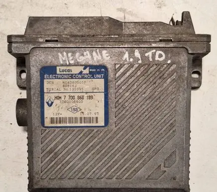 Renault Megane II Engine control unit/module 7700868189 R04080005F 7700105605