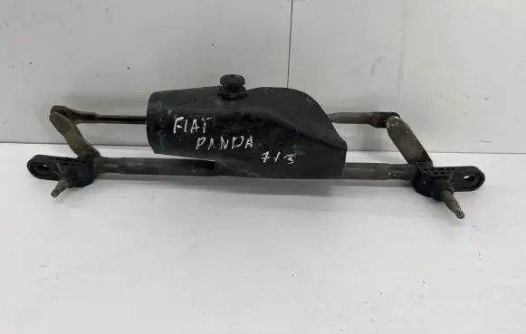 Front wiper linkage and motor