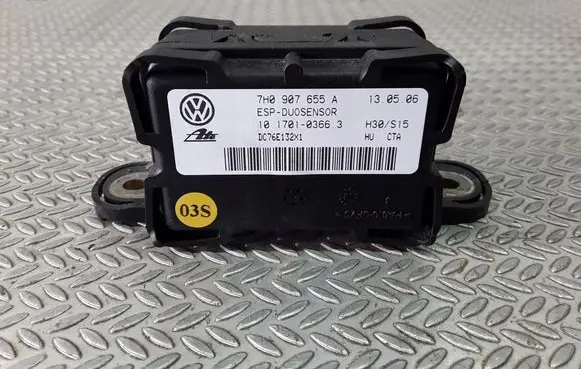 Volkswagen Golf V ESP acceleration yaw rate sensor 7H0907655A