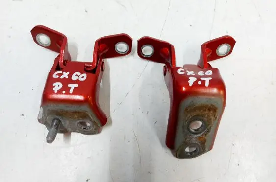 Rear door hinge set