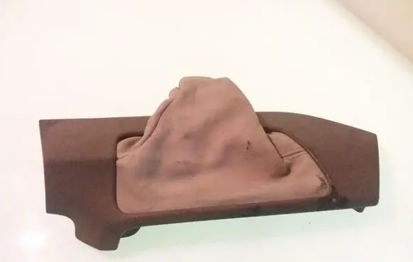 Gear lever shifter trim leather/knob