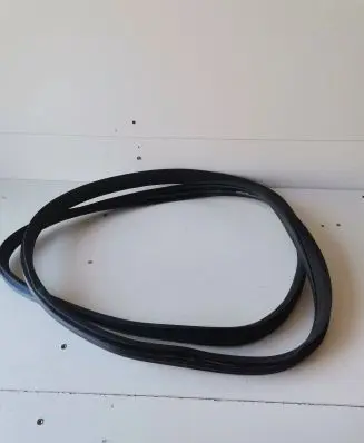 Rubber seal rear door