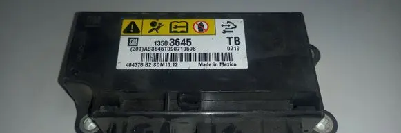 Opel Insignia A Airbag control unit/module 13503645